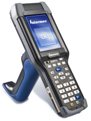 Intermec. Ultra rugged, multi drop and impact capable, Windows based industrial terminals. Intermec CK3 (CK3B) series mobile computer / portabe handheld terminal with WiFi / Bluetooth 512MB ROM, 802.11 a/b/g. Lowest price at barcode.co.uk