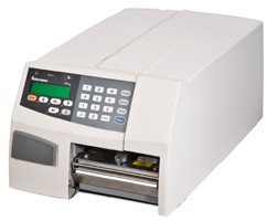 Intermec. Midrange (workhorse) thermal label printers. Intermec EasyCoder PF4i TT (thermal transfer) or DT (direct thermal) barcode label, ticket and tag printer. Lowest price at barcode.co.uk