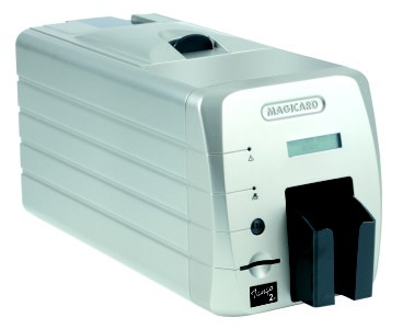 Magicard. Card printers / plastic ID cards. Magicard Tango 2e colour card printer for dual side printing. Lowest price at barcode.co.uk