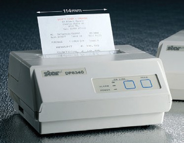 Star Micronics. Receipt printers / receipt like ticket printer. Star DP8340 receipt printers. Lowest price at barcode.co.uk