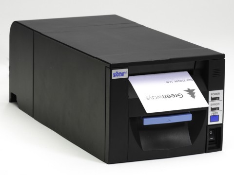 Star Micronics. Receipt printers / receipt like ticket printer. Star FVP10 front loading thermal receipt printer. Lowest price at barcode.co.uk