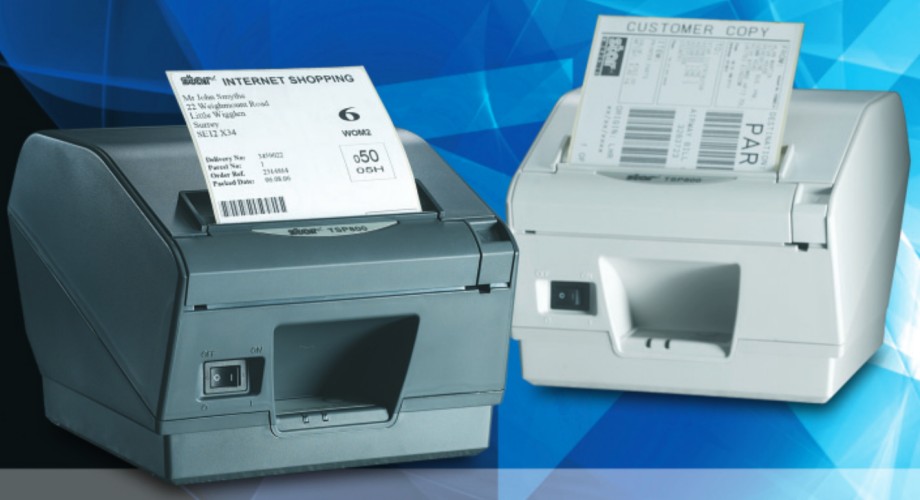 Star Micronics. Receipt printers and label printer combined direct thermal. Star Micronics TSP800II series TSP847II high speed, wide receipt, barcode, label & ticket printer. Lowest price at barcode.co.uk