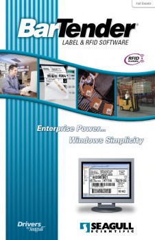 Seagull Scientific. Barcode printing software for Windows / label design software. Seagull Scientific BarTender (Bar Tender) label design and print software. Lowest price at barcode.co.uk