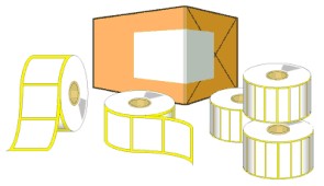 Epson. Inkjet printer labels / die cut / self adhesive / photo quality gloss / matt / for colour and black and white printers. EPSON TM-C3400 full colour / black and white self-adhesive inkjet printer labels, matt / gloss photo quality. Lowest price at barcode.co.uk