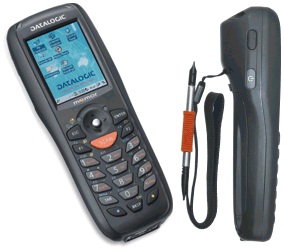 Datalogic. Portable wireless terminals (WiFi 802.11 / GPRS internet / Bluetooth / etc. ) Pocket PC, Microsoft Windows Mobile, CE 5.0 / 6.0, Visual Studio, .Net, flash, touch screen, etc.. Datalogic Memor Windows CE 5.0 with optional Bluetooth / WiFi. Lowest price at barcode.co.uk