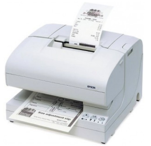 Epson. Receipt printers / receipt like ticket printer. Epson TM-J7500 multi-station high speed inkjet printer for receipts and larger vouchers (e.g. cheques, prescriptions, tickets). Lowest price at barcode.co.uk