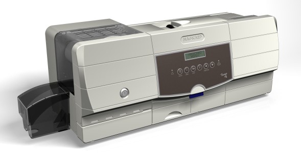 Magicard. Card printers / plastic ID cards. Magicard Tango2+L colour card printer for dual side printing. Lowest price at barcode.co.uk