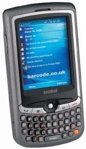 Symbol. Portable wireless terminals (Bluetooth / WiFi / GPRS / GPS) with; Microsoft Windows Pocket PC, Windows Mobile 2003, Smartphone, CE 4.2 / 5.0 / 6.0, for Visual Studio 2005, SD flash, touch screen, etc.. Symbol MC50 Windows PocketPC with 1D/2D barcode reader option. Lowest price at barcode.co.uk